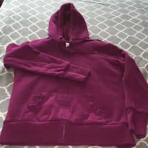 Thick jacket with hood